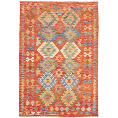 Kilim 122x181 Cm Kilim Afghanistan Hand-carded Wool (warp: