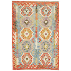 Kilim 123x180 Cm Kilim Afghanistan, Hand-carded Wool (warp: