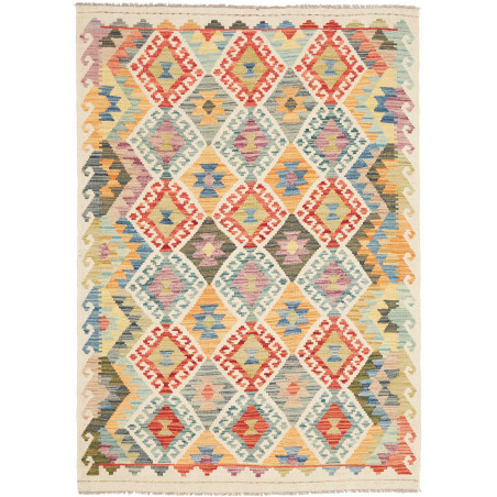 Kilim 123x172 Cm Kilim Afghanistan Hand-carded Wool (warp: