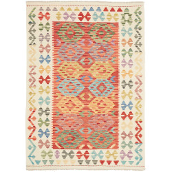 Kilim 125x177 Cm Kilim, Afghanistan, Hand-carded Wool