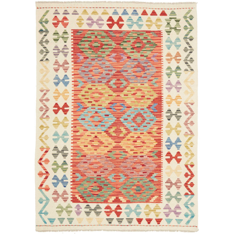 Kilim 125x177 Cm Kilim, Afghanistan, Hand-carded Wool