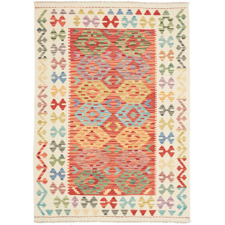 Kilim 125x177 Cm Kilim, Afghanistan, Hand-carded Wool