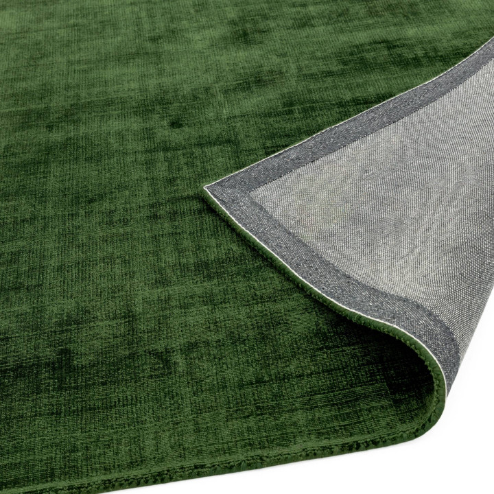 Rug Blade plain dark green olive green 200x290 c