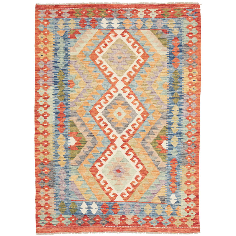 Kilim 123x173 Cm Kilim Afghanistan Hand-carded Wool (warp