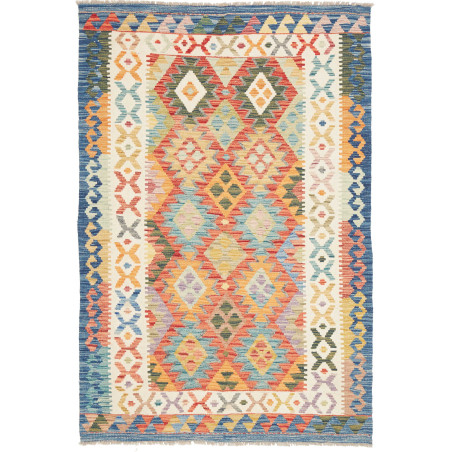 Kilim 123x182 Cm Kilim Afghanistan, Hand-carded Wool (warp: