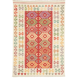 Kilim 120x174 Cm Kilim. Afghanistan. Hand-carded Wool (warp: