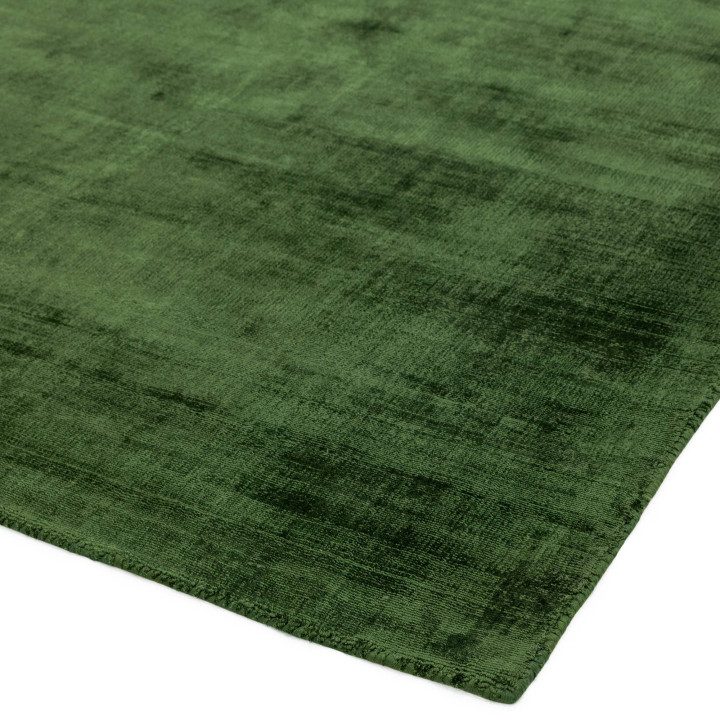 Rug Blade plain dark green olive green 240x340 c