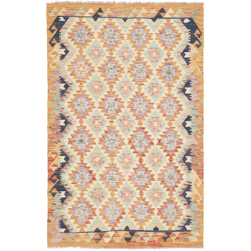 Kilim 114x176 Cm Kilim, Afghanistan, Hand-carded Wool (warp: