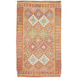 Kilim 122x208 Cm Kilim Afghanistan Hand-carded Wool 0.3 Cm