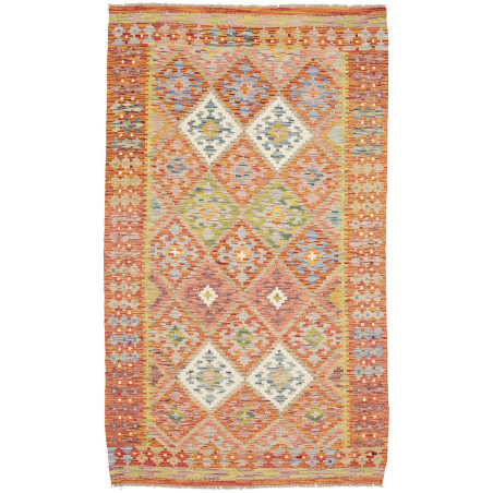 Kilim 122x208 Cm Kilim Afghanistan Hand-carded Wool 0.3 Cm