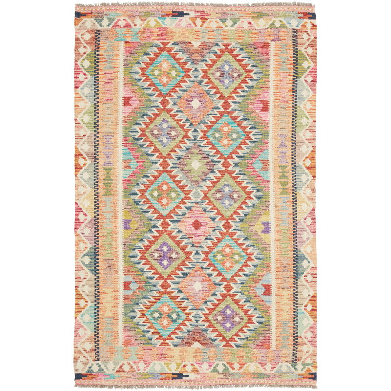 Kilim 120x190 Cm Kilim, Afghanistan, Hand-carded Wool (warp: