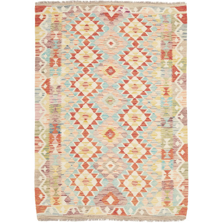 Kilim 128x178 Cm Kilim Afghanistan Hand-carded Wool (warp: