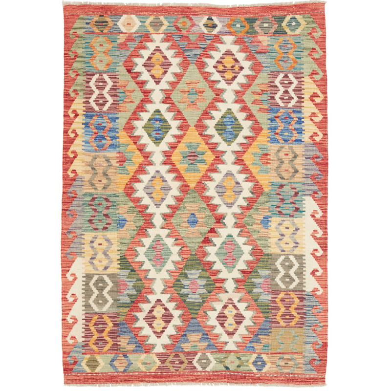 Kilim 123x176 Cm Kilim, Afghanistan, Hand-carded Wool (warp: