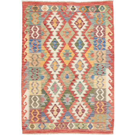 Kilim 123x176 Cm Kilim, Afghanistan, Hand-carded Wool (warp: