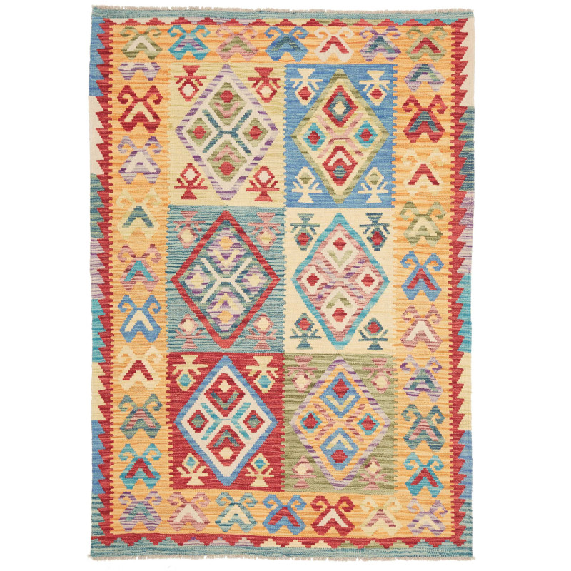 Kilim 129x188 Cm Kilim Afghanistan Wool Flatweave