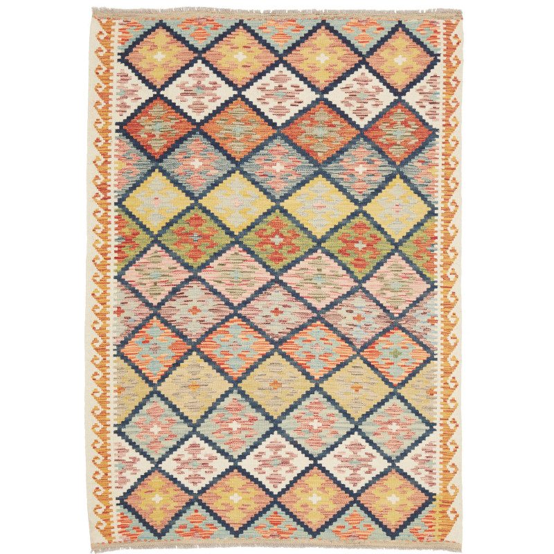 Kilim 127x185 Cm Kilim, Afghanistan, Hand-carded Wool,