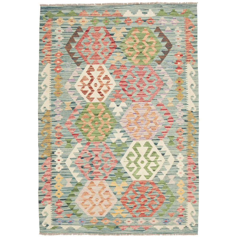 Kilim 128x181 Cm Kilim, Afghanistan, Hand-carded Wool