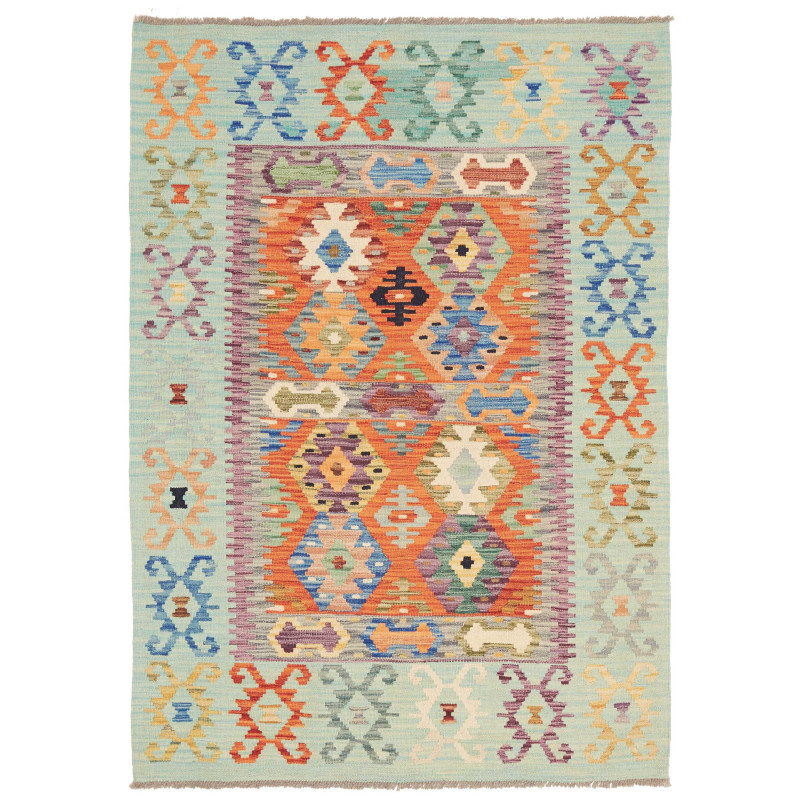 Kilim 119x166 Cm Kilim Afghanistan Hand-carded Wool (cotton