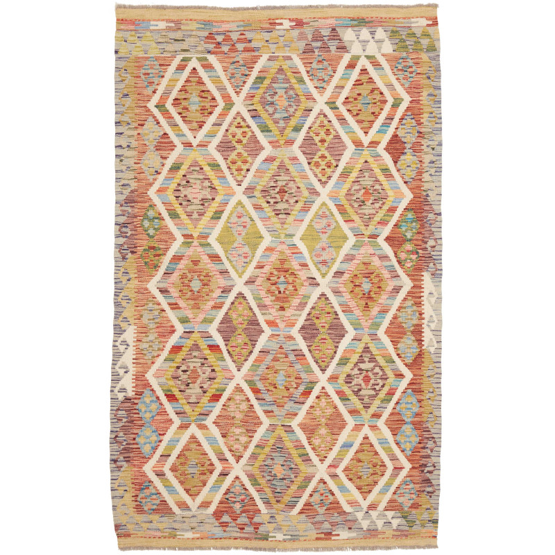 Kilim 124x204 Cm Kilim, Afghanistan, Hand-carded Wool (warp: