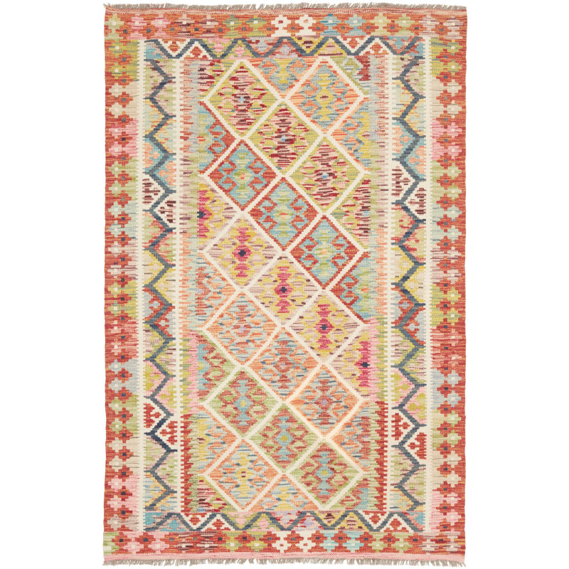 Kilim 122x183 Cm Kilim, Afghanistan, Hand-carded Wool (warp: