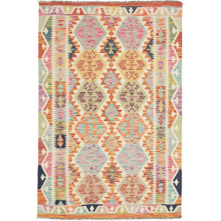 Kilim 124x182 Cm Kilim Afghanistan, Hand-carded Wool,