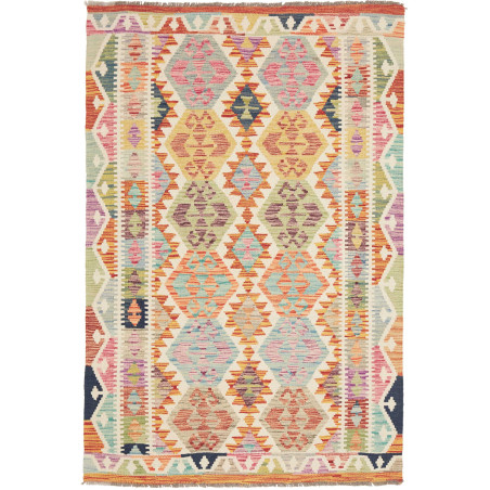 Kilim 124x182 Cm Kilim Afghanistan, Hand-carded Wool,