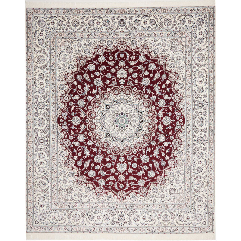 Nain 6la 262x315 Cm Nain 6la Persia Hand-carded Wool And