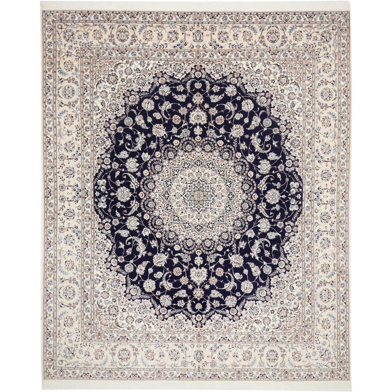 Nain 6la 252x308 Cm Nain 6la Persia Hand-carded Wool And