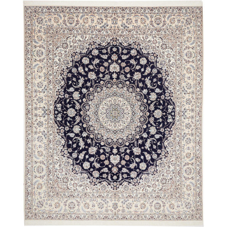 Nain 6la 252x308 Cm Nain 6la Persia Hand-carded Wool And
