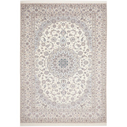 Nain 6la 252x356 Cm Nain 6la Persia, Hand-carded Wool And