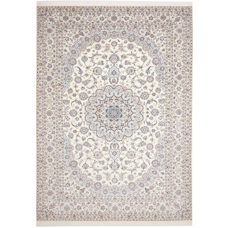 Nain 6la 252x356 Cm Nain 6la Persia, Hand-carded Wool And