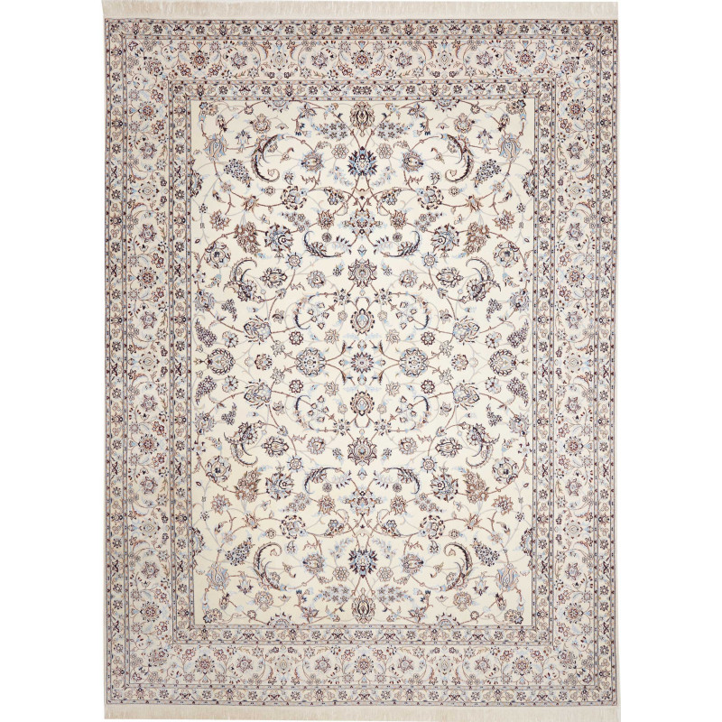Nain 6la 257x350 Cm Nain 6la, Persia, Hand-carded Wool And