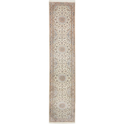 Nain 6la 85x405 Cm Nain 6la, Persia, Hand-spun Wool And Silk