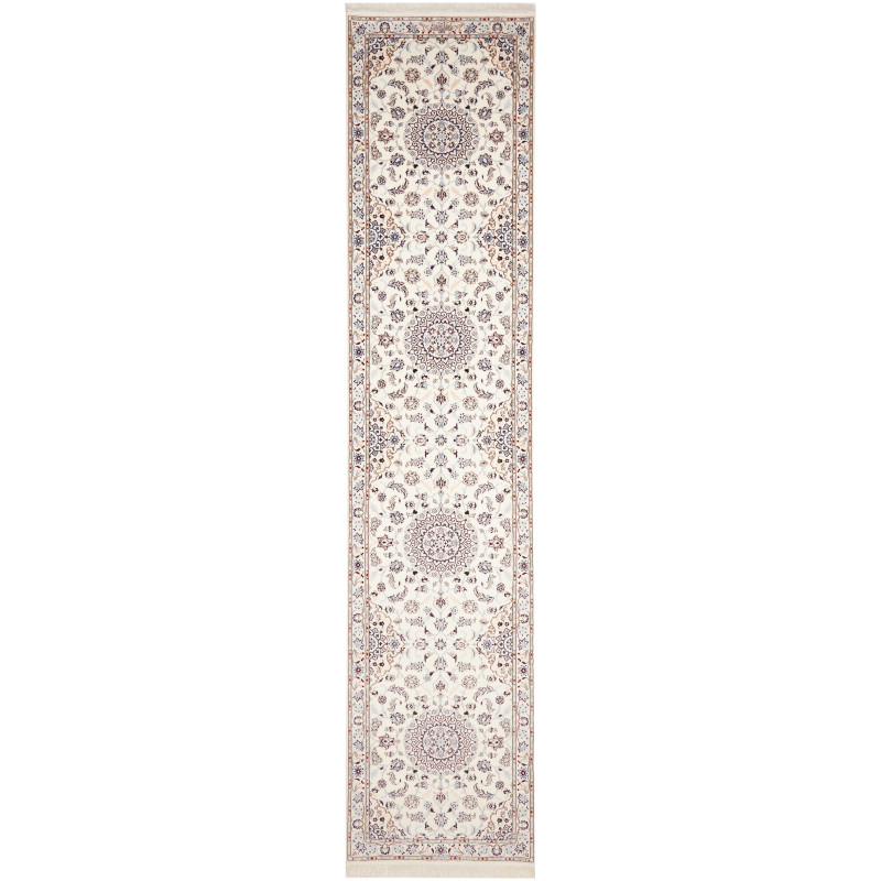 Nain 6la 87x412 Cm Nain 6la Persia Hand-carded Wool And Silk