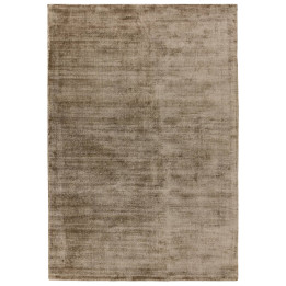 Tappeto Blade tinta unita marrone e bronzo 120x1
