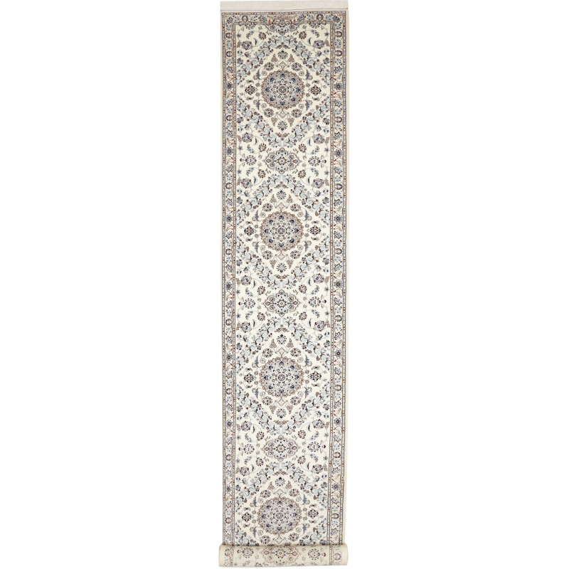 Nain 6la 86x540 Cm Nain 6la Persia Hand-carded Wool And Silk