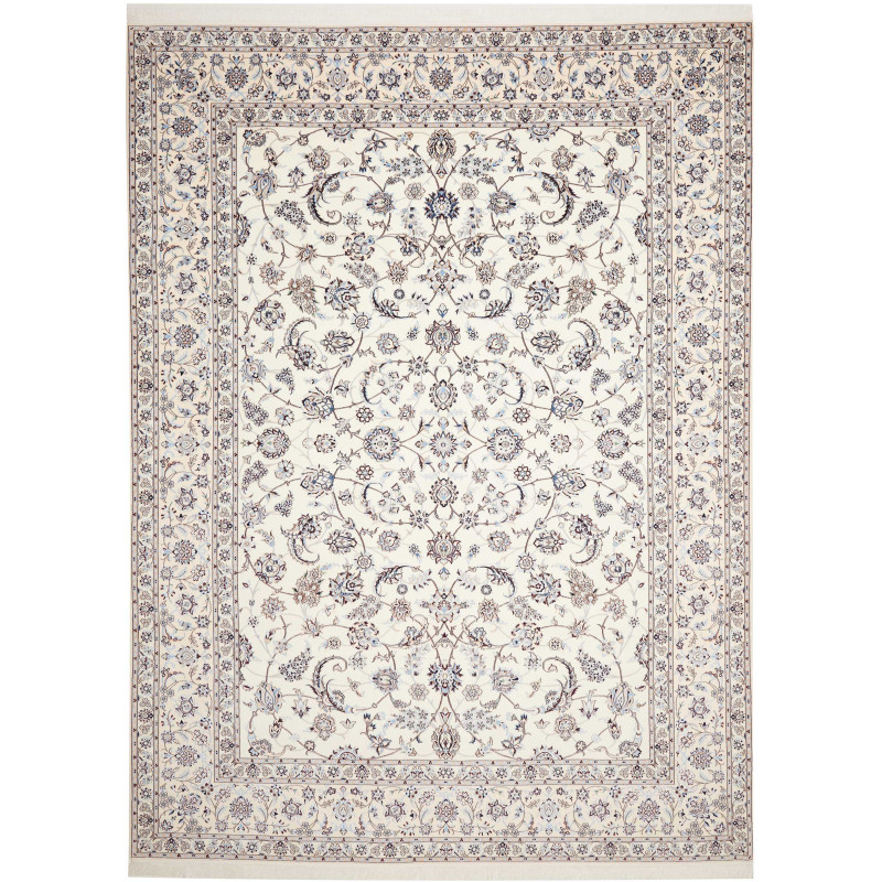 Nain 6la 251x356 Cm Nain 6la Persia Hand-carded Wool Silk