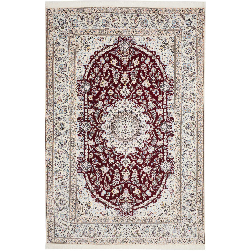 Nain 6la 200x307 Cm Nain 6la, Persia, Hand-carded Wool And
