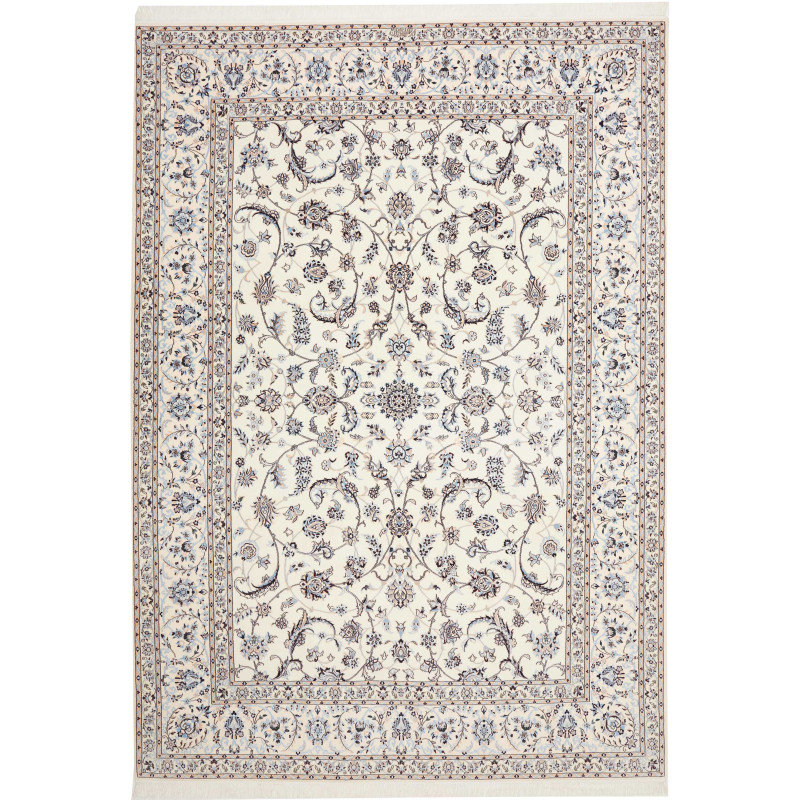 Nain 6la 211x298 Cm Nain 6la, Persia, Hand-carded Wool And