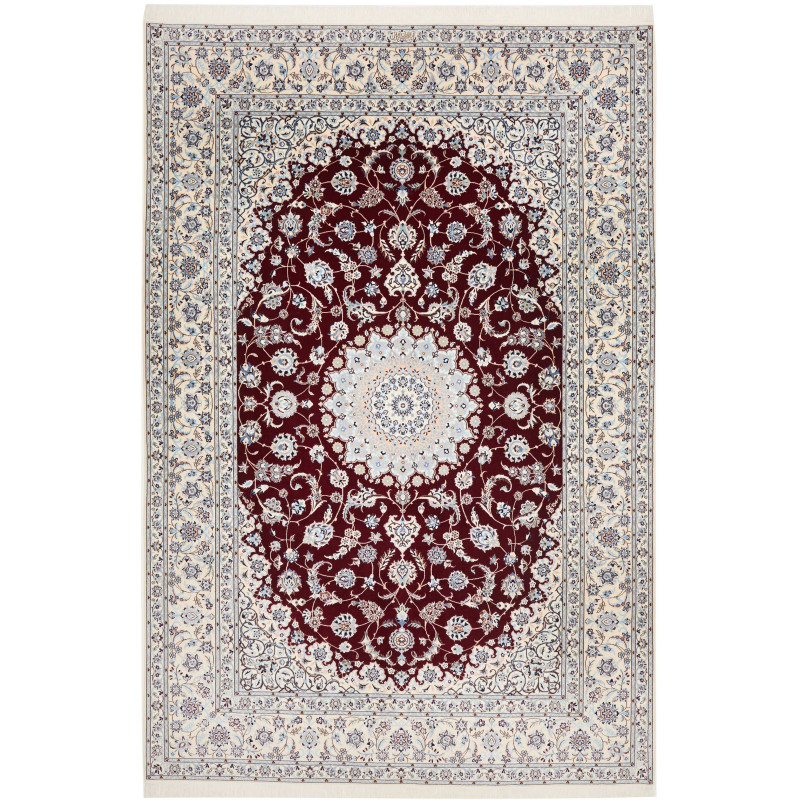 Nain 6la 208x312 Cm Nain 6la, Persia, Hand-carded Wool And