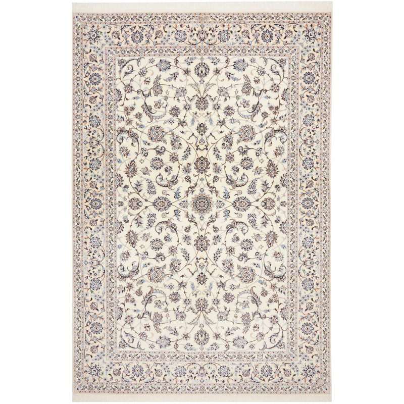Nain 6la 205x302 Cm Nain 6la, Persia, Hand-carded Wool And