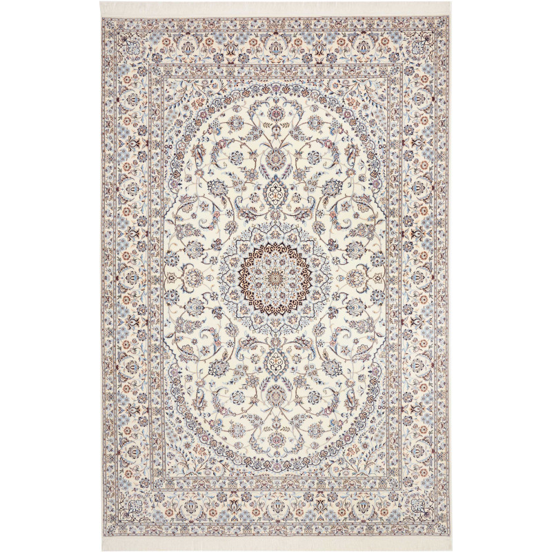 Nain 6la 208x312 Cm Nain 6la Persia Hand-carded Wool And