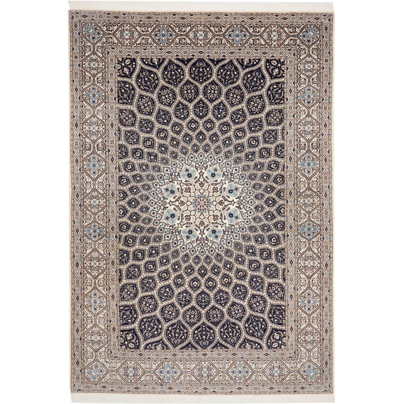 Nain 6la 212x312 Cm Nain 6la Persia Hand-carded Wool And