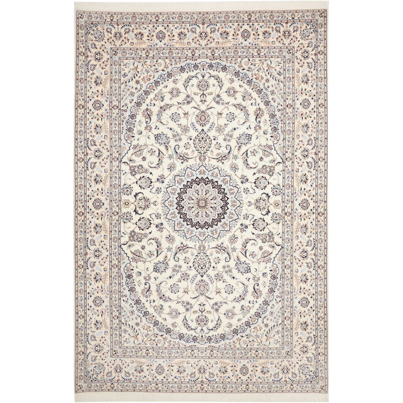 Nain 6la 209x316 Cm Nain 6la Persia Hand-carded Wool And