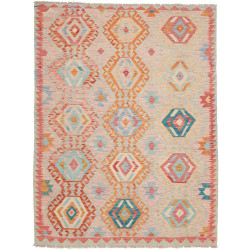 Kilim 154x200 Cm Kilim, Afghanistan, Hand-carded Wool (warp: