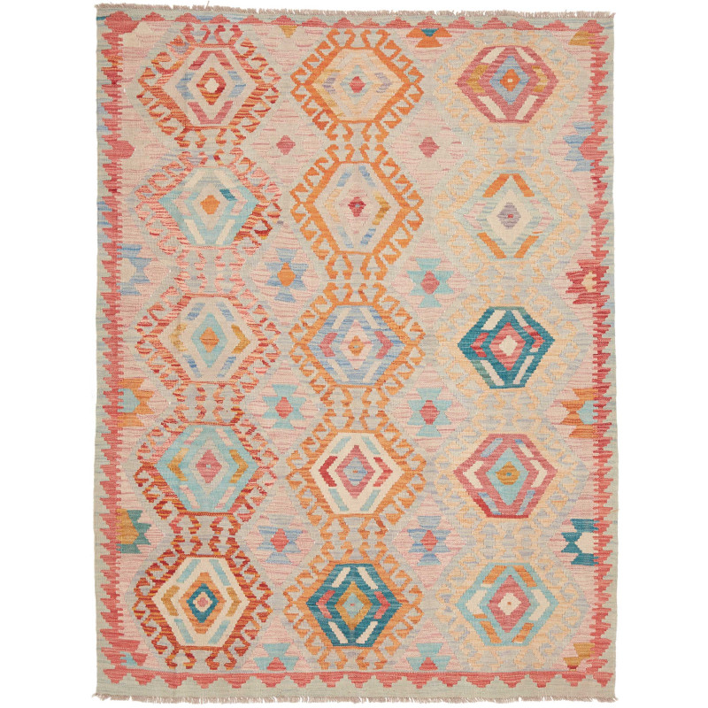 Kilim 154x200 Cm Kilim, Afghanistan, Hand-carded Wool (warp: