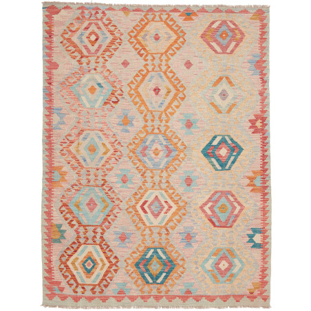 Kilim 154x200 Cm Kilim, Afghanistan, Hand-carded Wool (warp: