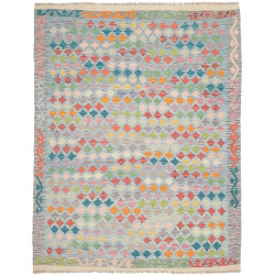 Kilim 152x197 Cm Afghan Kilim Hand-carded Wool Cotton Warp