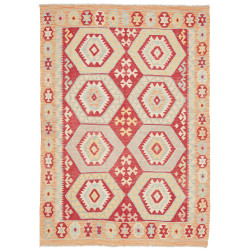 Kilim 142x200 Cm Kilim Afghanistan Hand-carded Wool 0.3 Cm