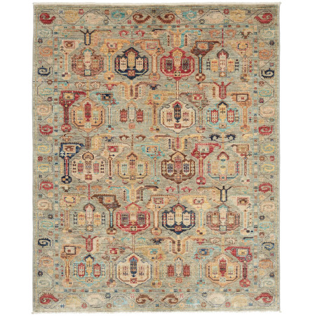 Rug Tribal Pakistan 148x186 Sage Green Blue